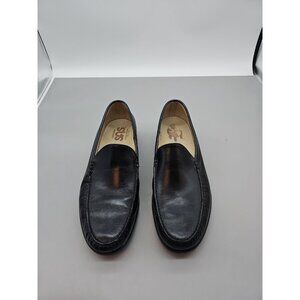 SAS Men's Size 13 W US VGC Venetian Black Leather Comfort Loafers Dress Shoes